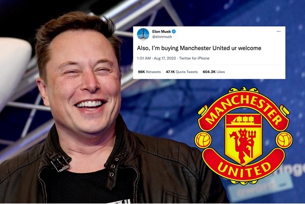 Elon Musk wants to buy Man United