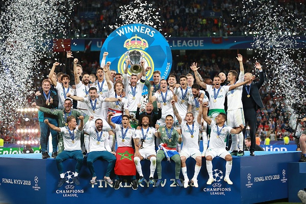 The last 5 Champions League winners 