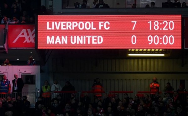 Liverpool thrash Manchester United 7-0 in the Premier League