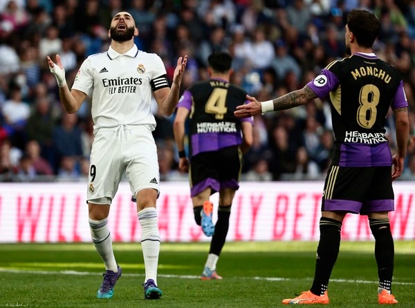 Real Madrid defeat Valladolid 6-0 in the 27th round of La Liga